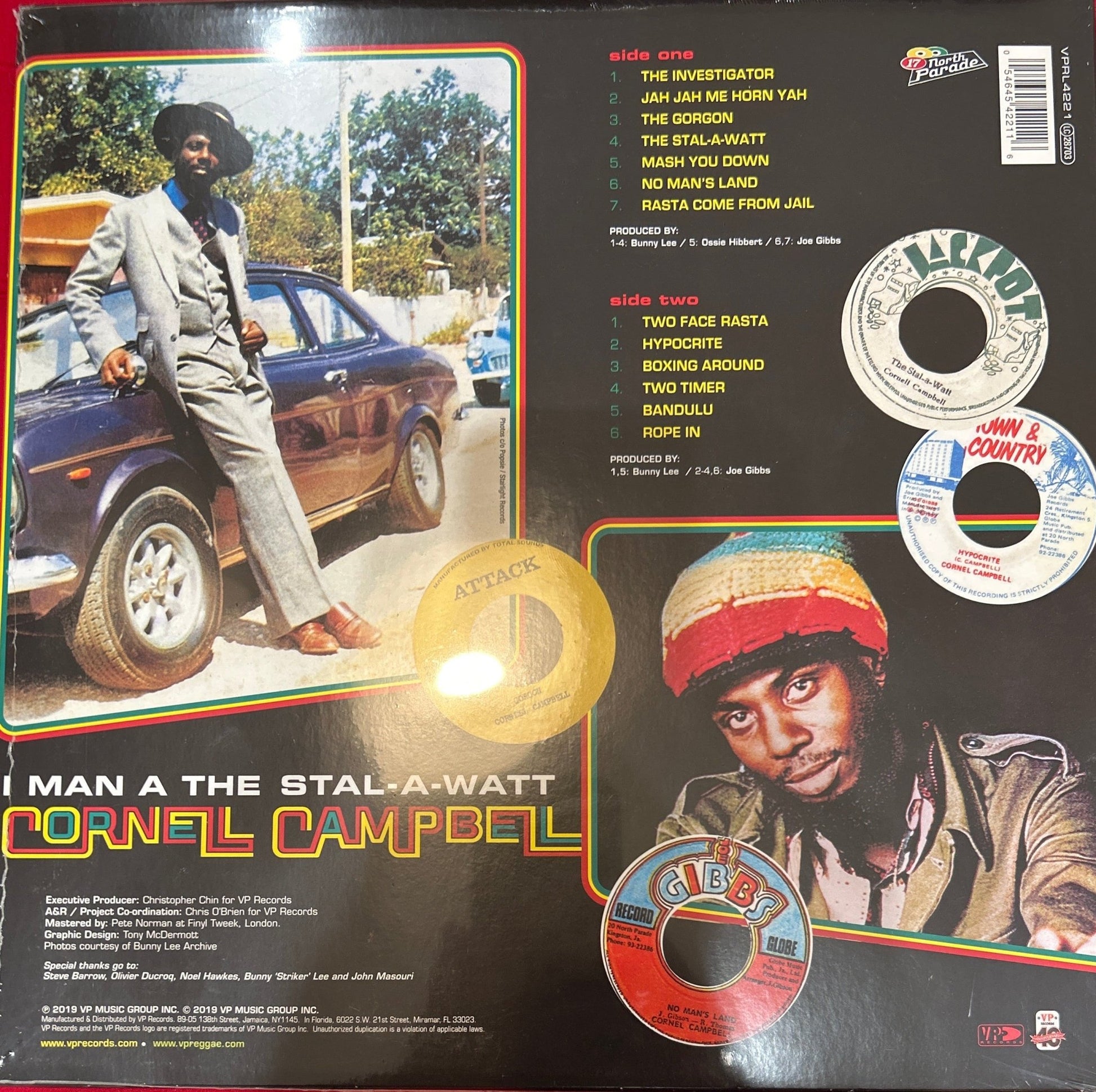 LP Cornell Campbell ‎– I Man A The Stal-A-Watt Nuevo precintado - DISCOS NAKASHA