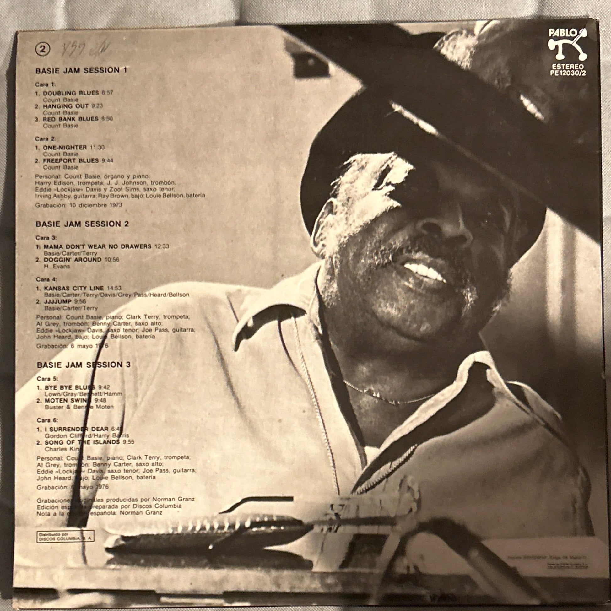 LP Count Basie ‎– Basie Jam Sessions 2ª Mano - DISCOS NAKASHA