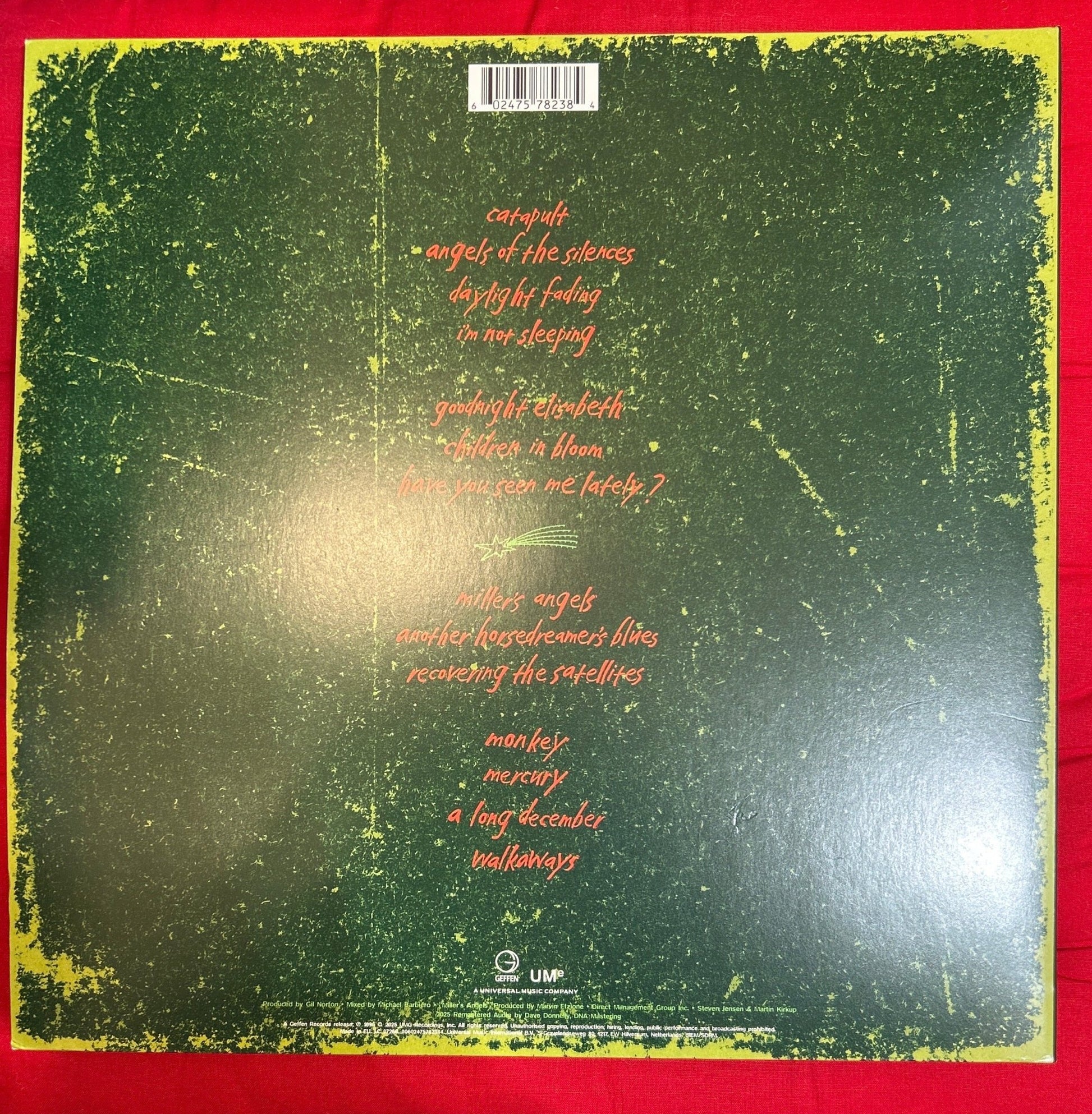 Creows Protector Rws Lp LP Counting Crows – Recovering The Satellites 2ª mano – DISCOS NAKASHA