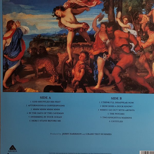 LP Crash Test Dummies – God Shuffled His Feet Nuevo precintado - DISCOS NAKASHA