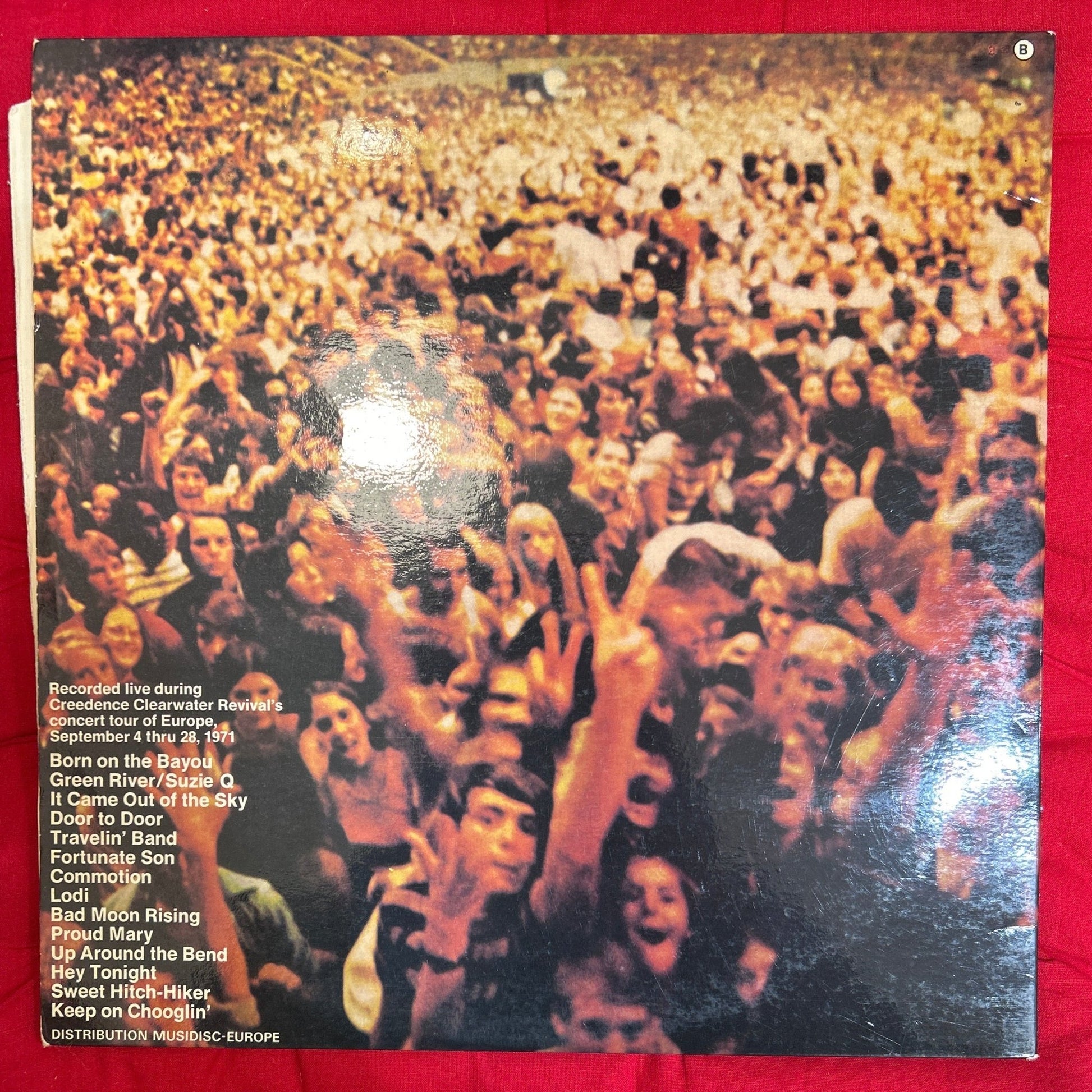 LP Creedence Clearwater Revival ‎– Live In Europe Ed. Francesa 2ª Mano - DISCOS NAKASHA