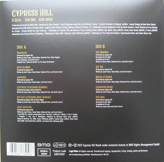 LP Cypress Hill ‎– Back In Black Nuevo precintado - DISCOS NAKASHA