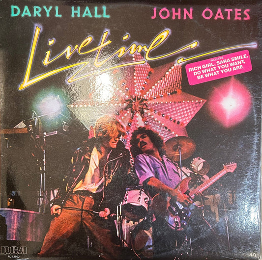 LP Daryl Hall & John Oates ‎– Livetime 2ª mano - DISCOS NAKASHA