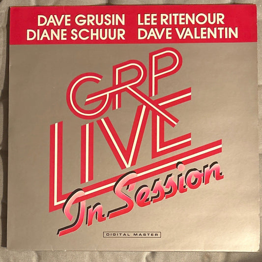 LP Dave Grusin / Lee Ritenour / Diane Schuur / Dave Valentin ‎– GRP Live In Session 2ª Mano - DISCOS NAKASHA