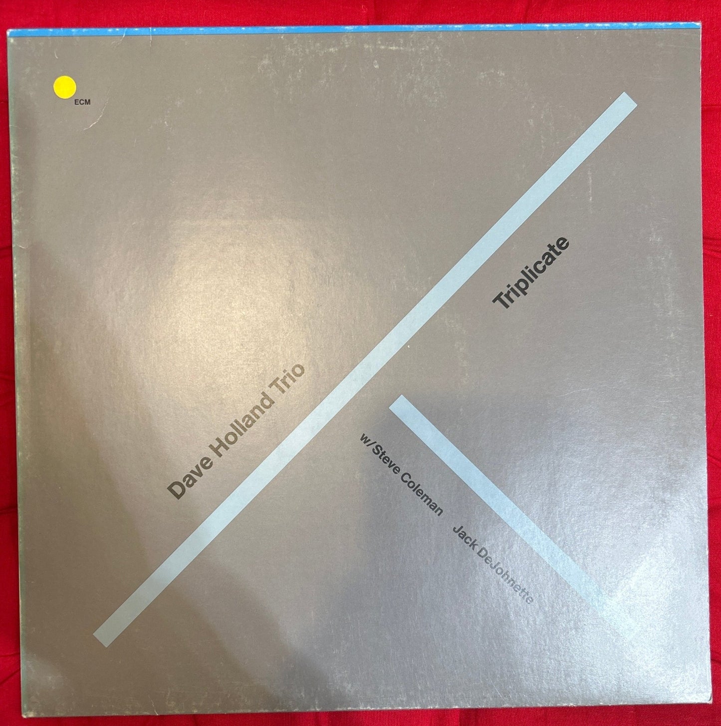 LP Dave Holland Trio w/ Steve Coleman, Jack DeJohnette ‎– Triplicate Ed. Alemana 2ª Mano - DISCOS NAKASHA