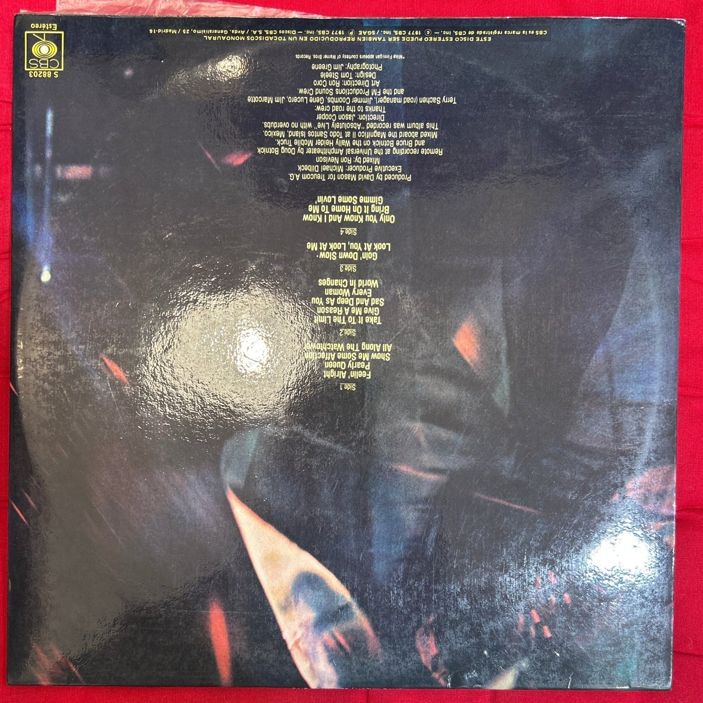 LP Dave Mason ‎– Certified Live 2ª mano - DISCOS NAKASHA