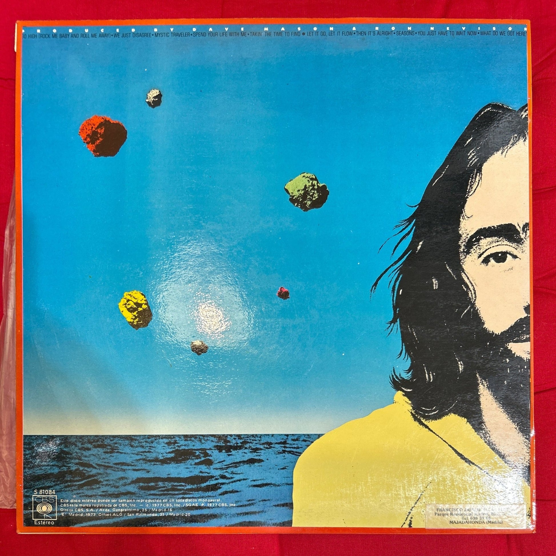 LP Dave Mason ‎– Let It Flow 2ª mano - DISCOS NAKASHA