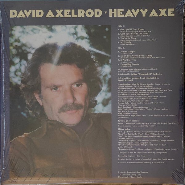 LP David Axelrod ‎– Heavy Axe Nuevo precintado - DISCOS NAKASHA