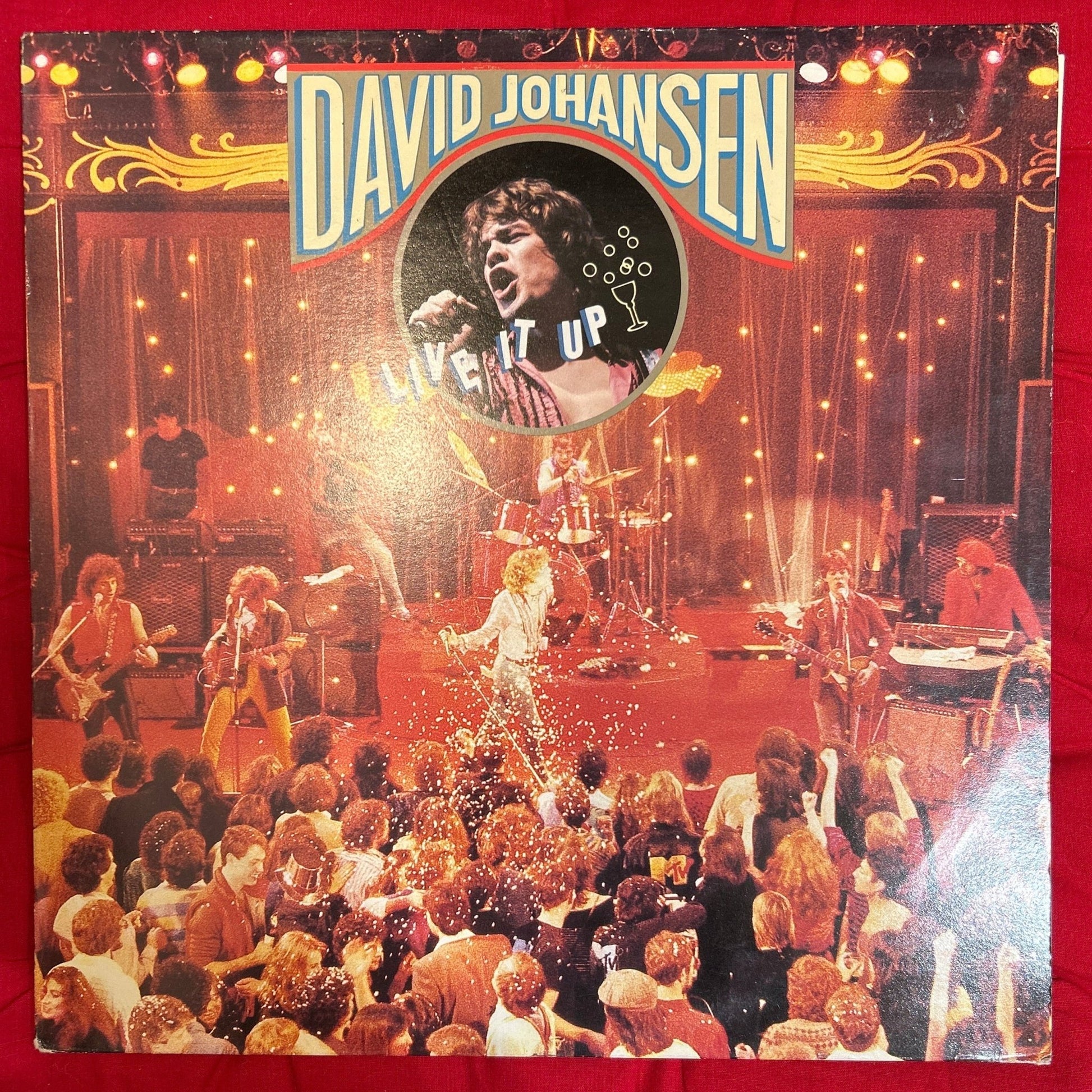 LP David Johansen ‎– Live It Up 2ª Mano - DISCOS NAKASHA