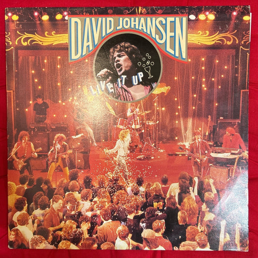 LP David Johansen ‎– Live It Up 2ª Mano - DISCOS NAKASHA
