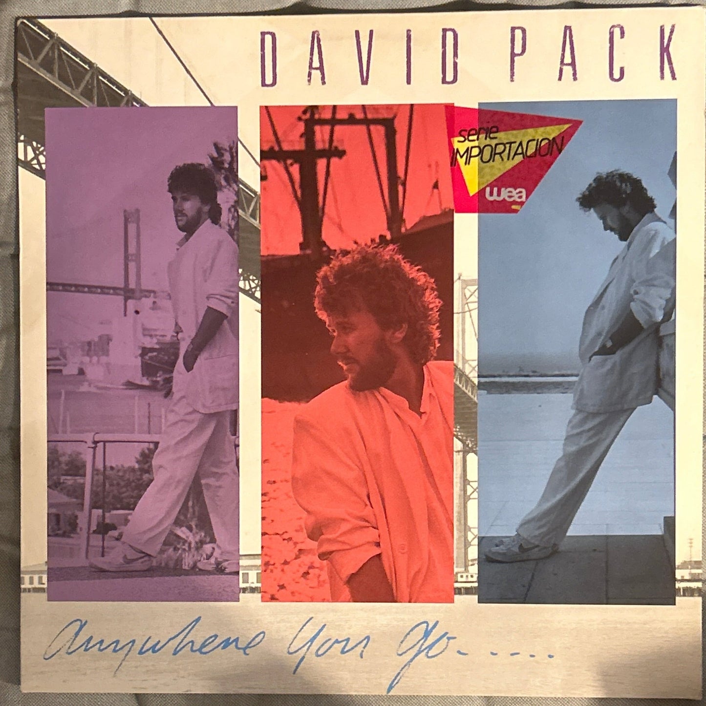 LP David Pack ‎– Anywhere You Go.... 2ª Mano - DISCOS NAKASHA