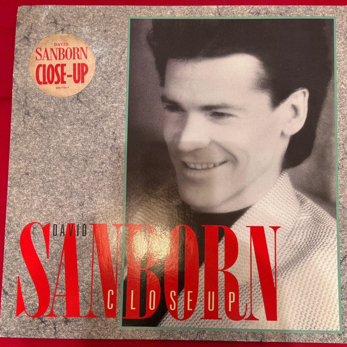 LP David Sanborn ‎– Close-Up 2ª Mano - DISCOS NAKASHA