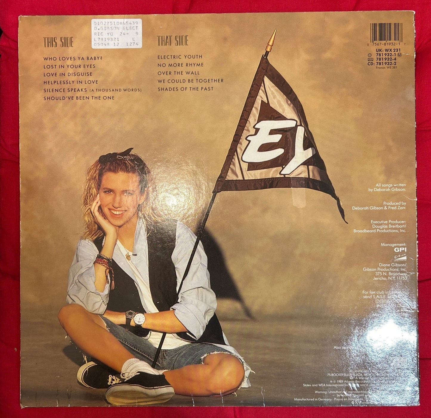 LP Debbie Gibson ‎– Electric Youth 2ª Mano (Producto exclusivo recogida en tienda) - DISCOS NAKASHA