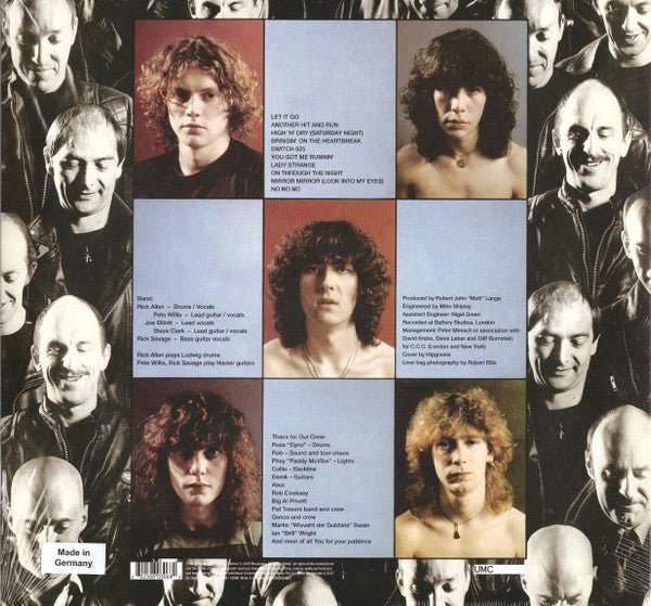 LP Def Leppard ‎– High 'N' Dry Nuevo precintado - DISCOS NAKASHA