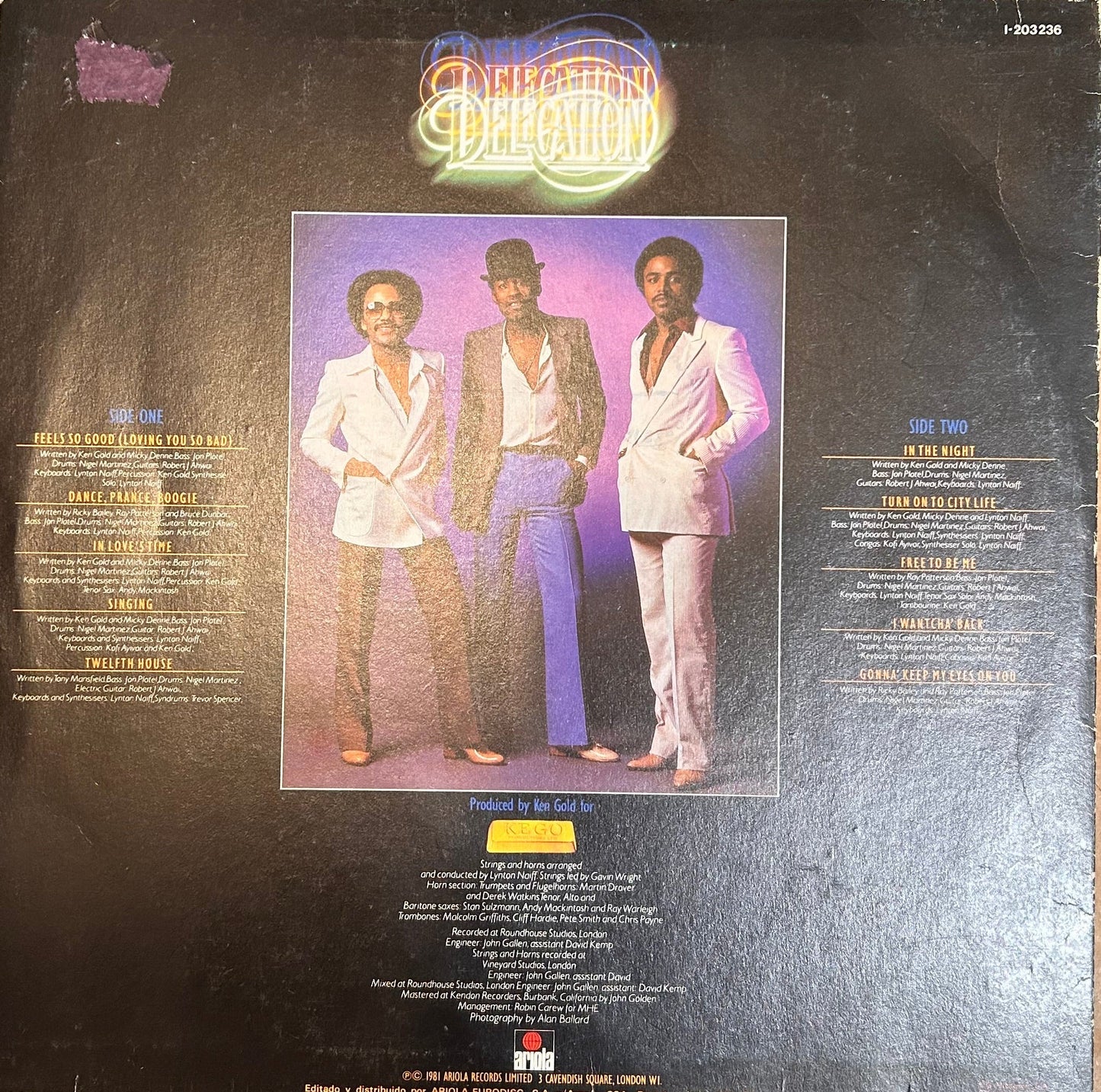 LP Delegation ‎– Delegation 2ª Mano - DISCOS NAKASHA