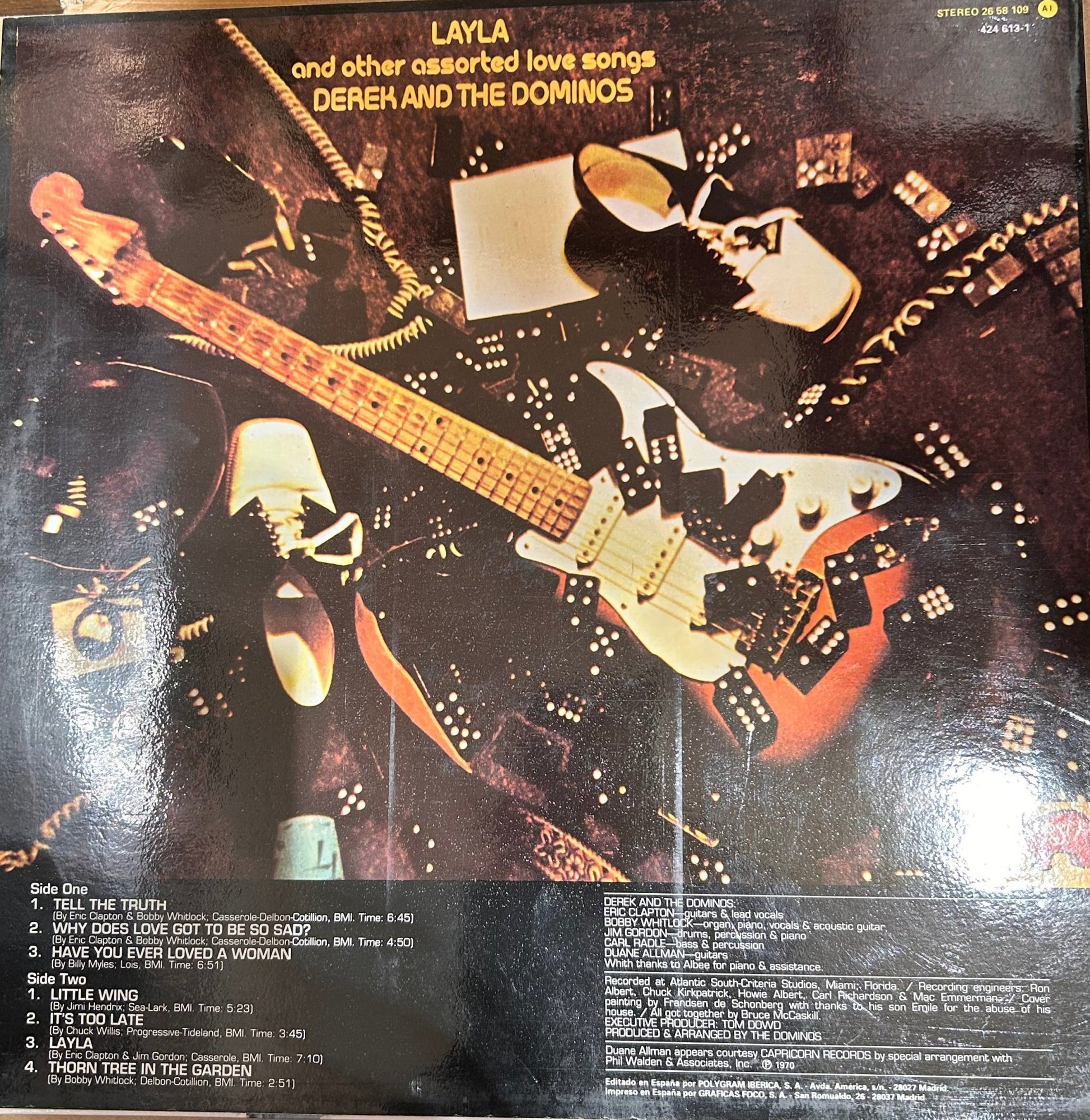 LP Derek & The Dominos ‎– Layla And Other Assorted Love Songs 2ª Mano - DISCOS NAKASHA