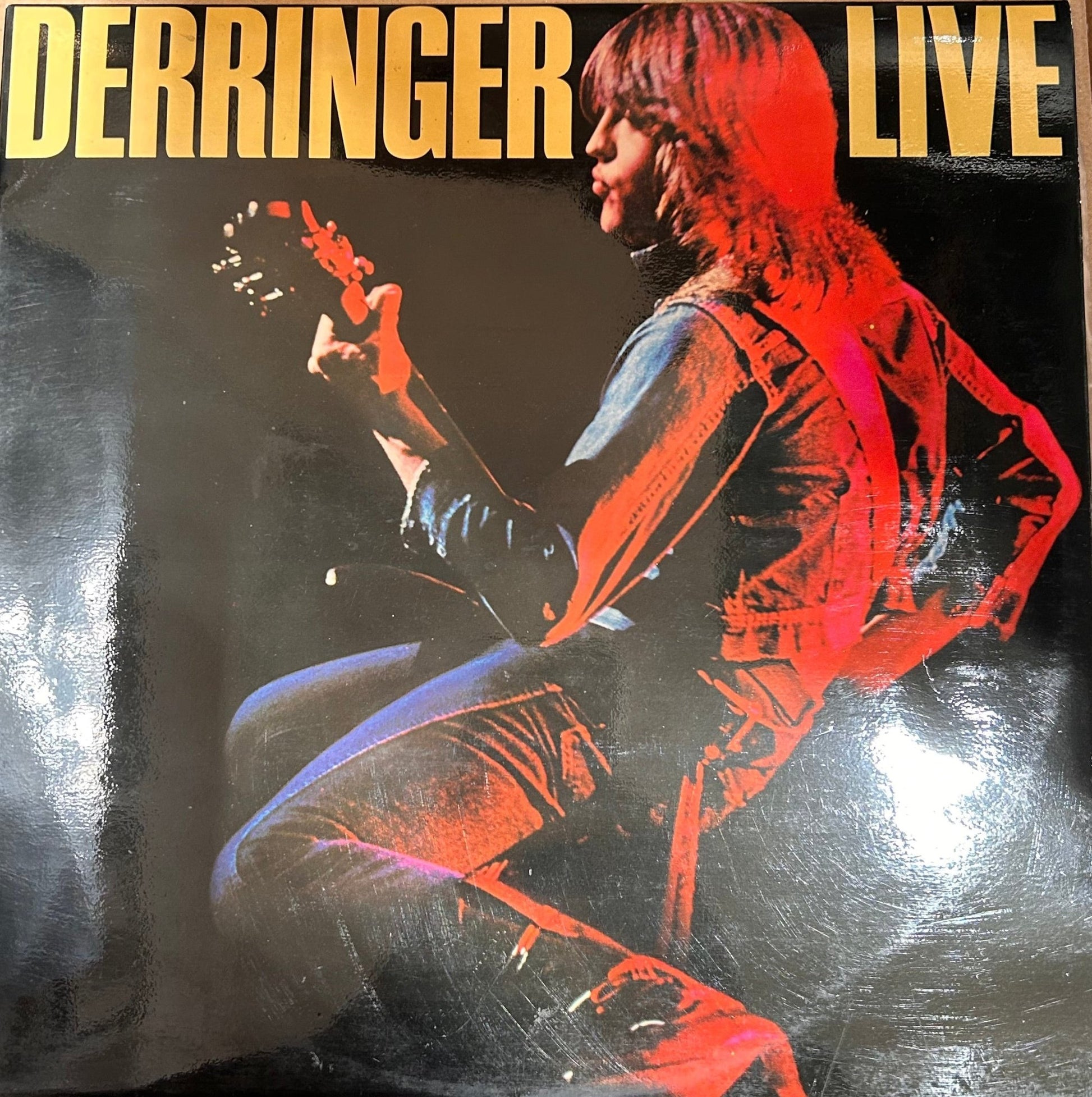 LP Derringer ‎– Live = En Vivo 2ª mano - DISCOS NAKASHA
