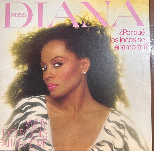 LP Diana Ross ‎– ¿Por Qué Los Locos Se Enamoran? (Why Do Fools Fall In Love) 2ª Mano - DISCOS NAKASHA