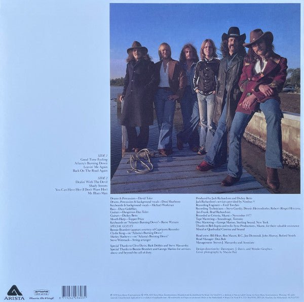 LP Dickey Betts & Great Southern – Atlanta's Burning Down Nuevo precintado - DISCOS NAKASHA