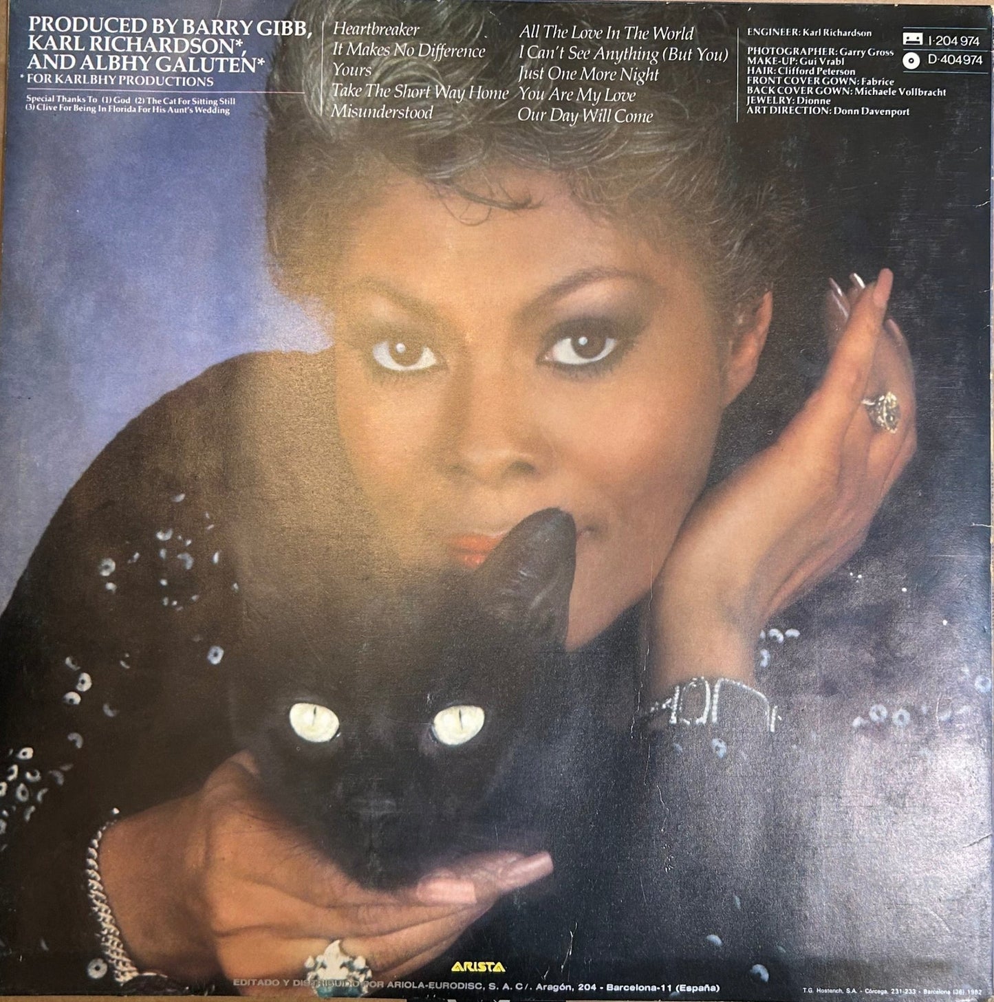 LP Dionne Warwick – Heartbreaker 2ª Mano (Producto exclusivo recogida en tienda) - DISCOS NAKASHA