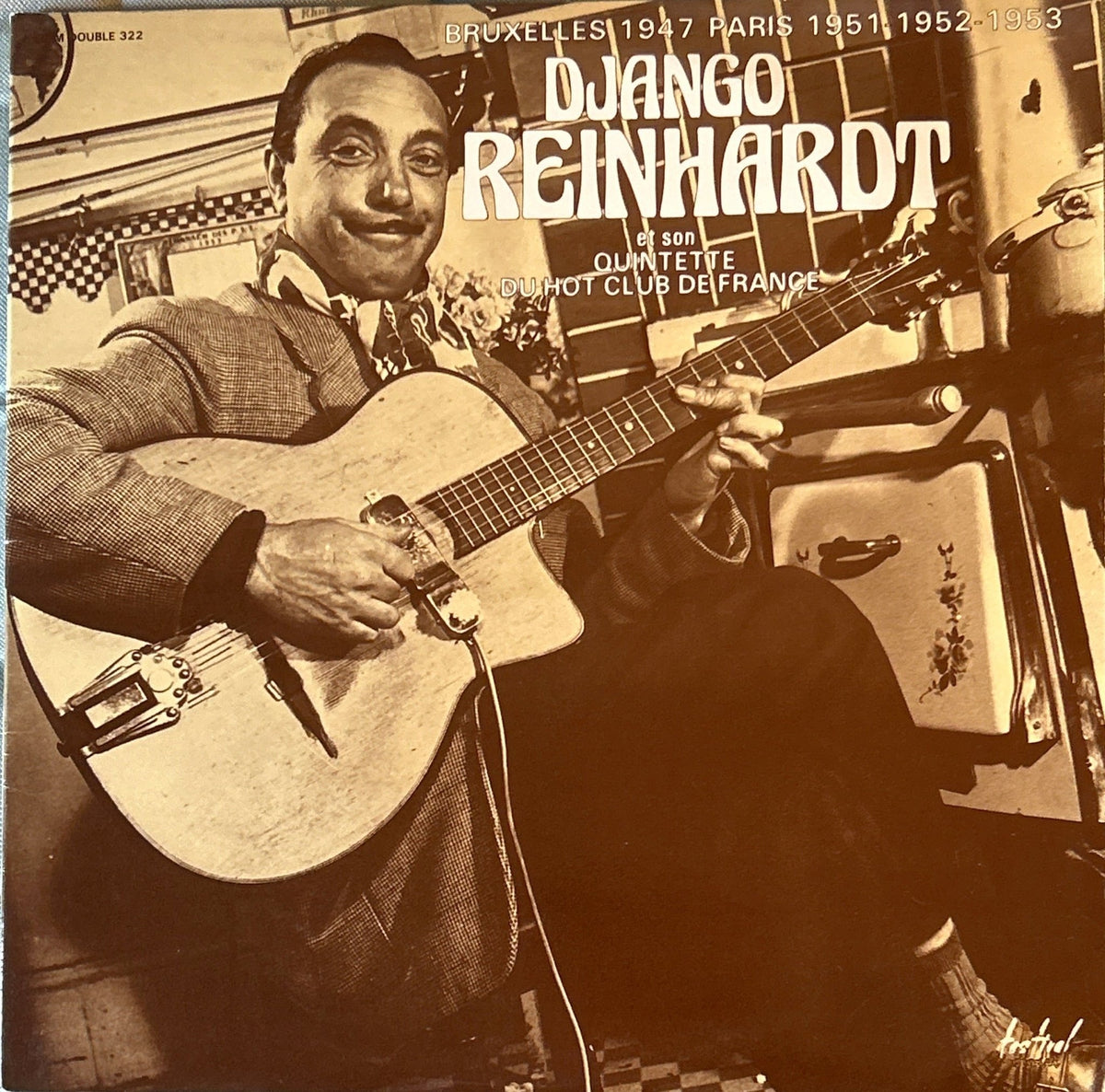 LP Django Reinhardt Et Son Quintette Du Hot Club De France ‎– Bruxelles 1947 Paris 1951-1952-1953 2ª Mano - DISCOS NAKASHA