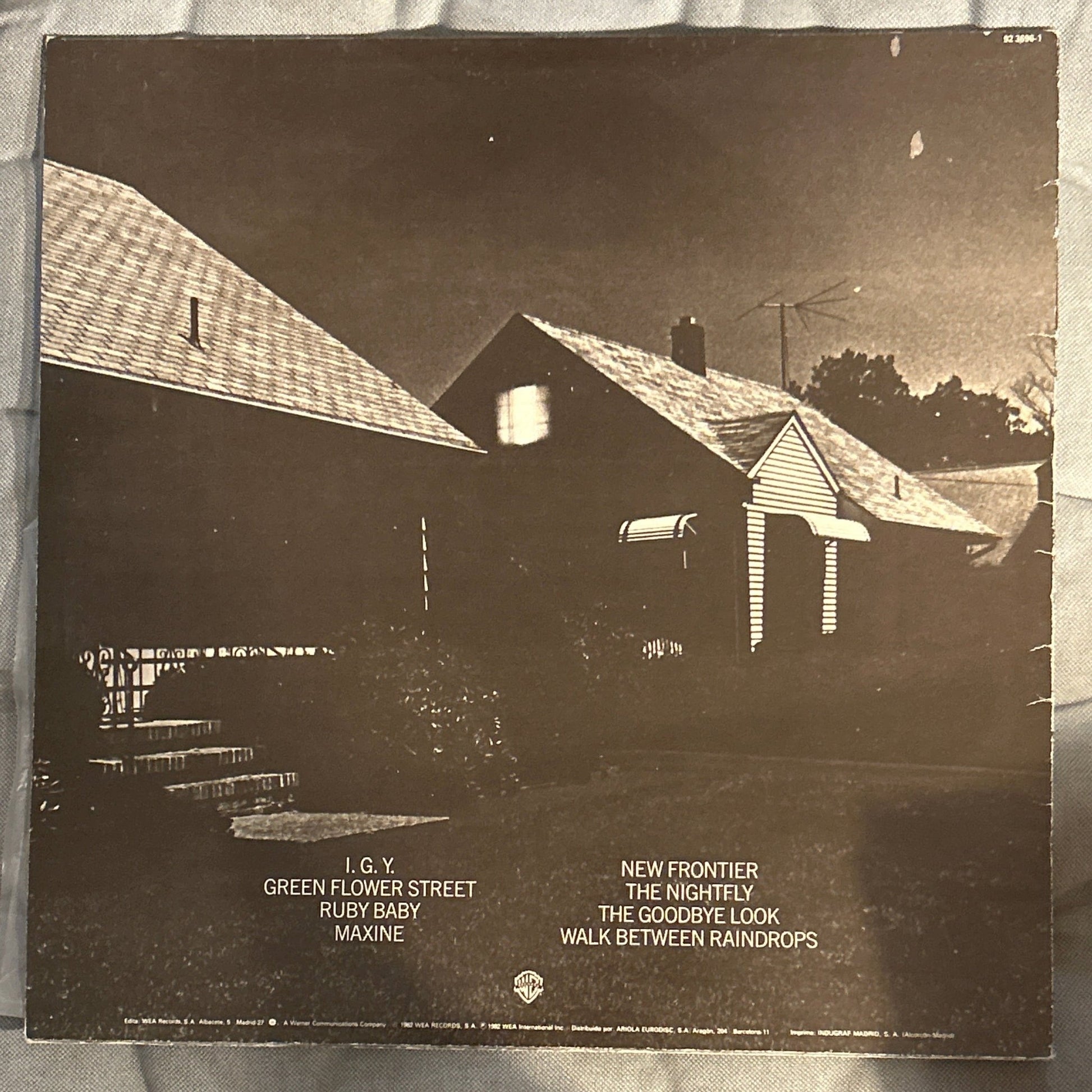 LP Donald Fagen ‎– The Nightfly 2ª Mano - DISCOS NAKASHA