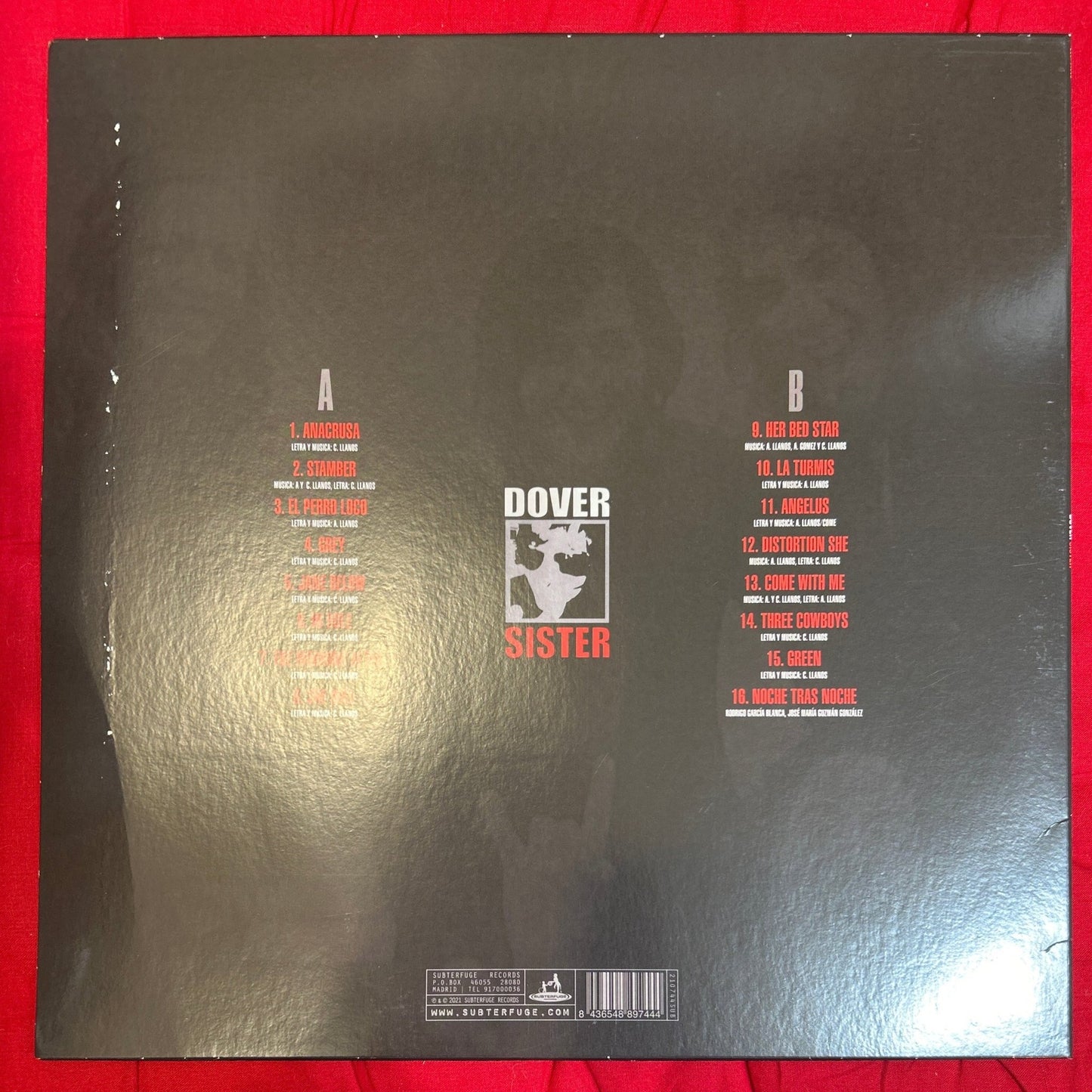 LP Dover ‎– Sister 2ª Mano - DISCOS NAKASHA