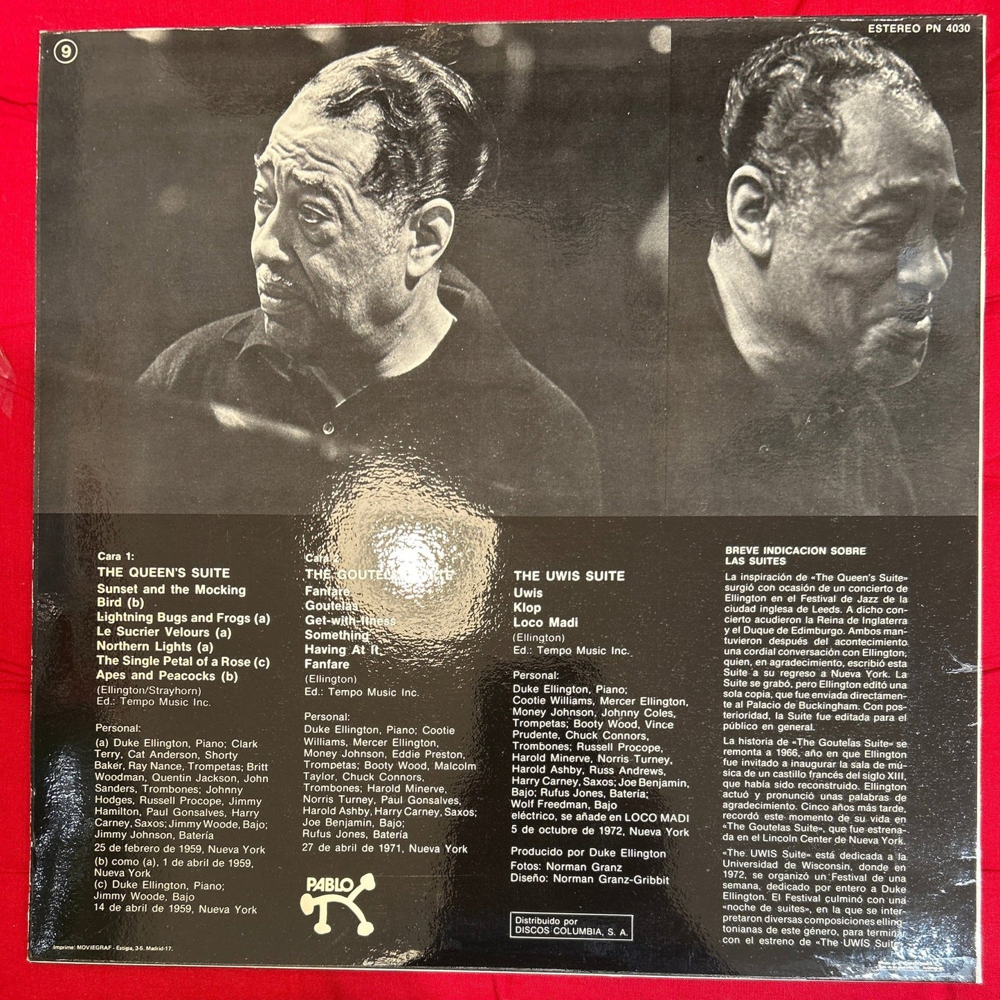 LP Duke Ellington – The Ellington Suites 2ª Mano - DISCOS NAKASHA