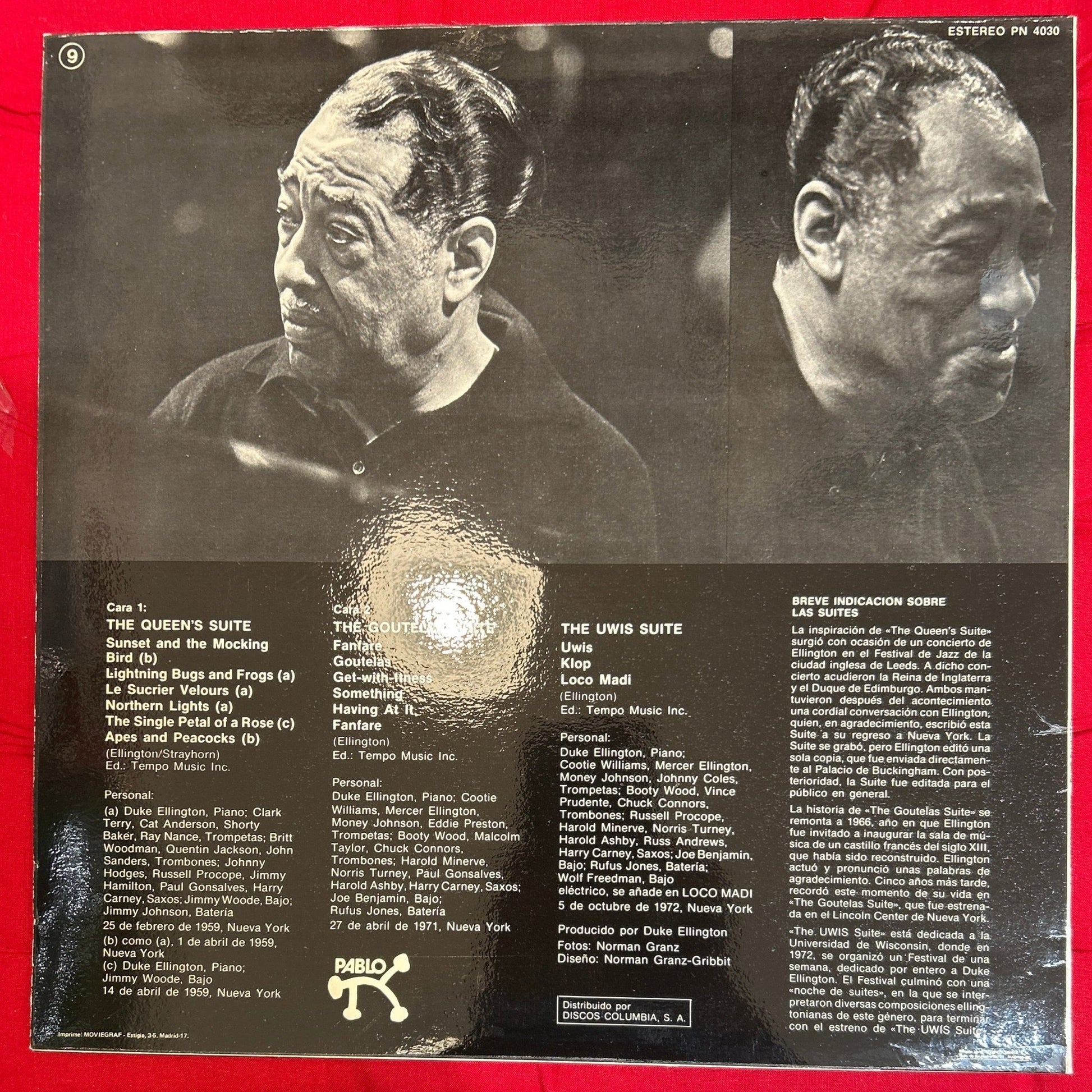 LP Duke Ellington – The Ellington Suites 2ª Mano - DISCOS NAKASHA