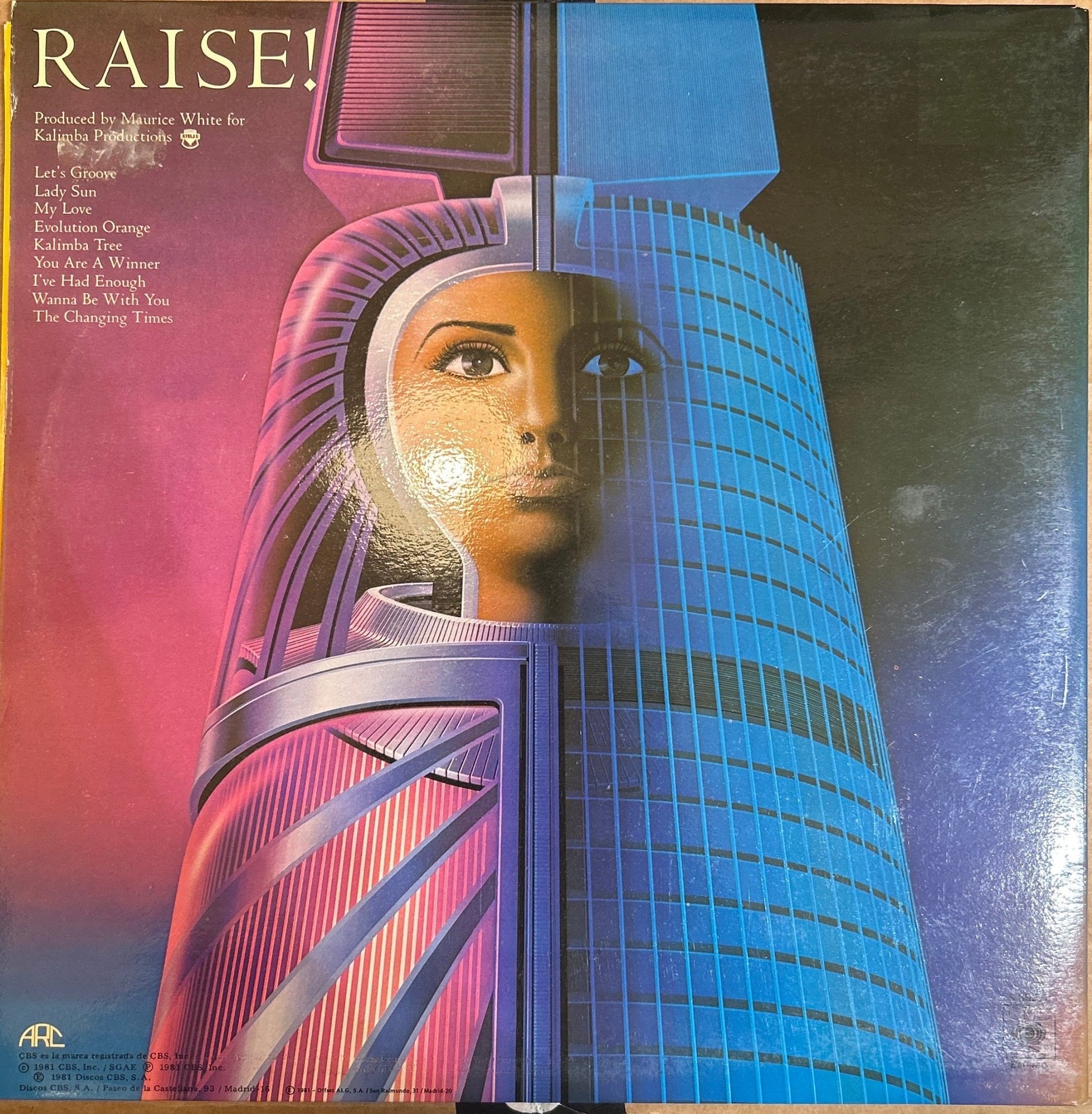 LP Earth, Wind & Fire ‎– Raise! 2ª Mano - DISCOS NAKASHA