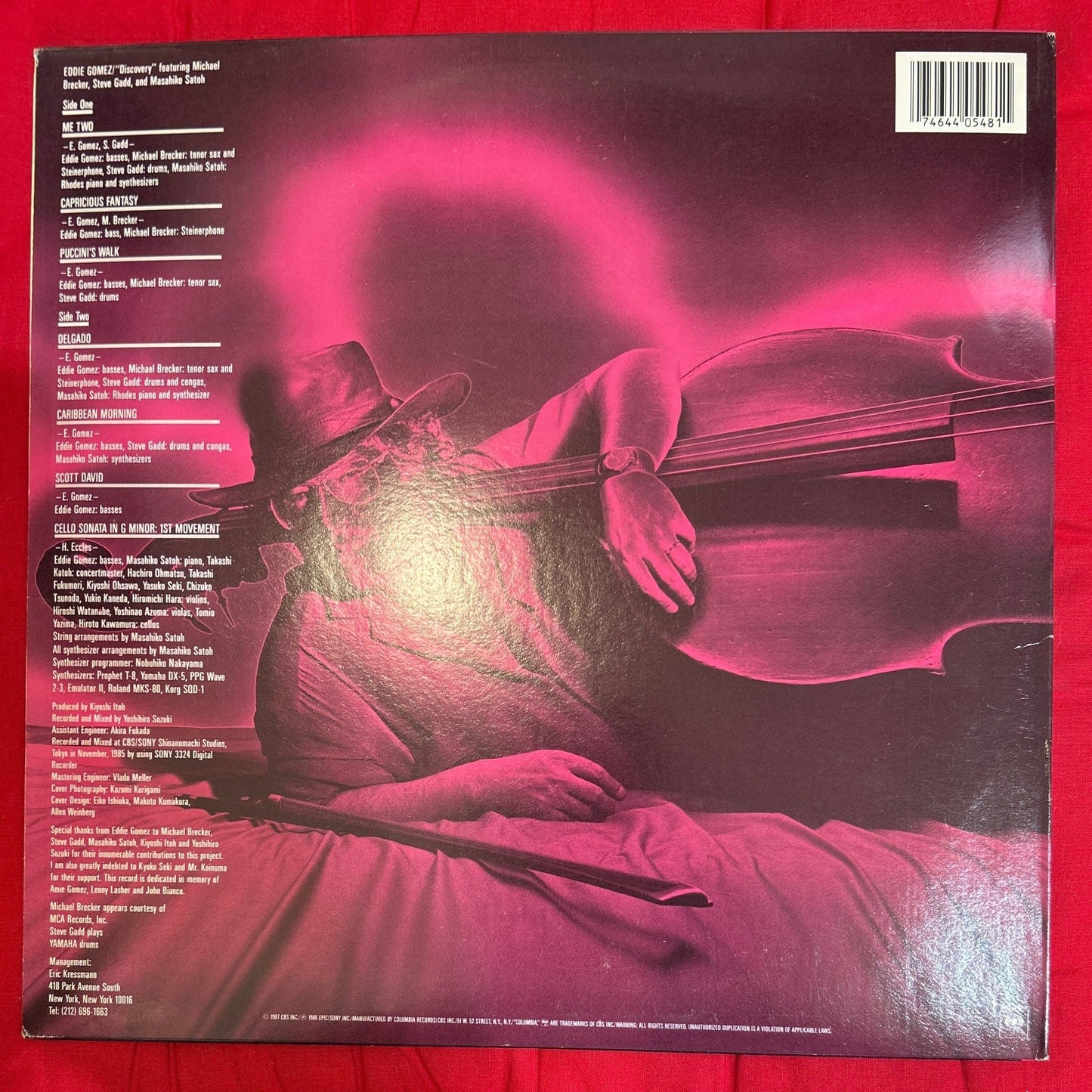 LP Eddie Gomez ‎– Discovery Ed. USA 2ª Mano - DISCOS NAKASHA