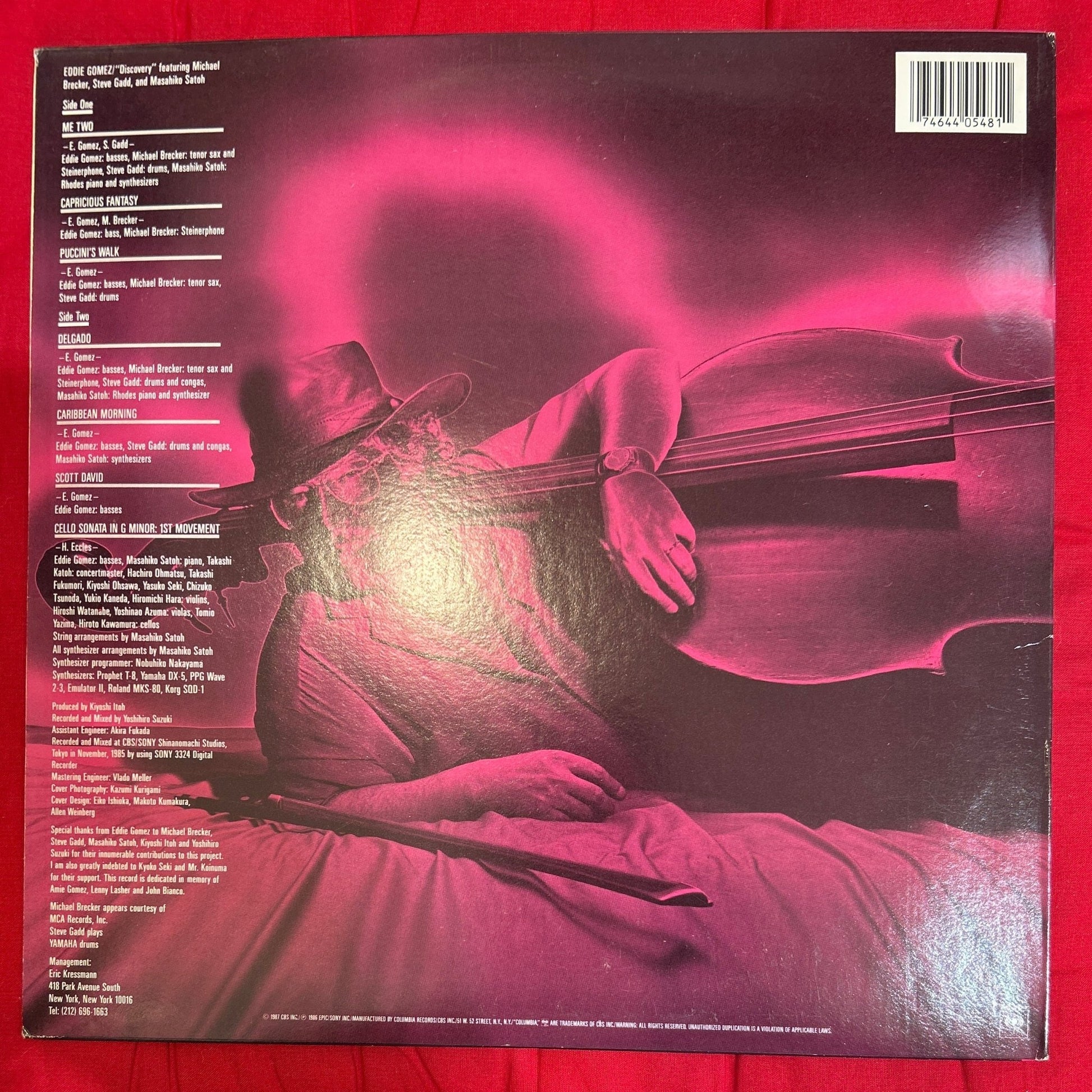 LP Eddie Gomez ‎– Discovery Ed. USA 2ª Mano - DISCOS NAKASHA