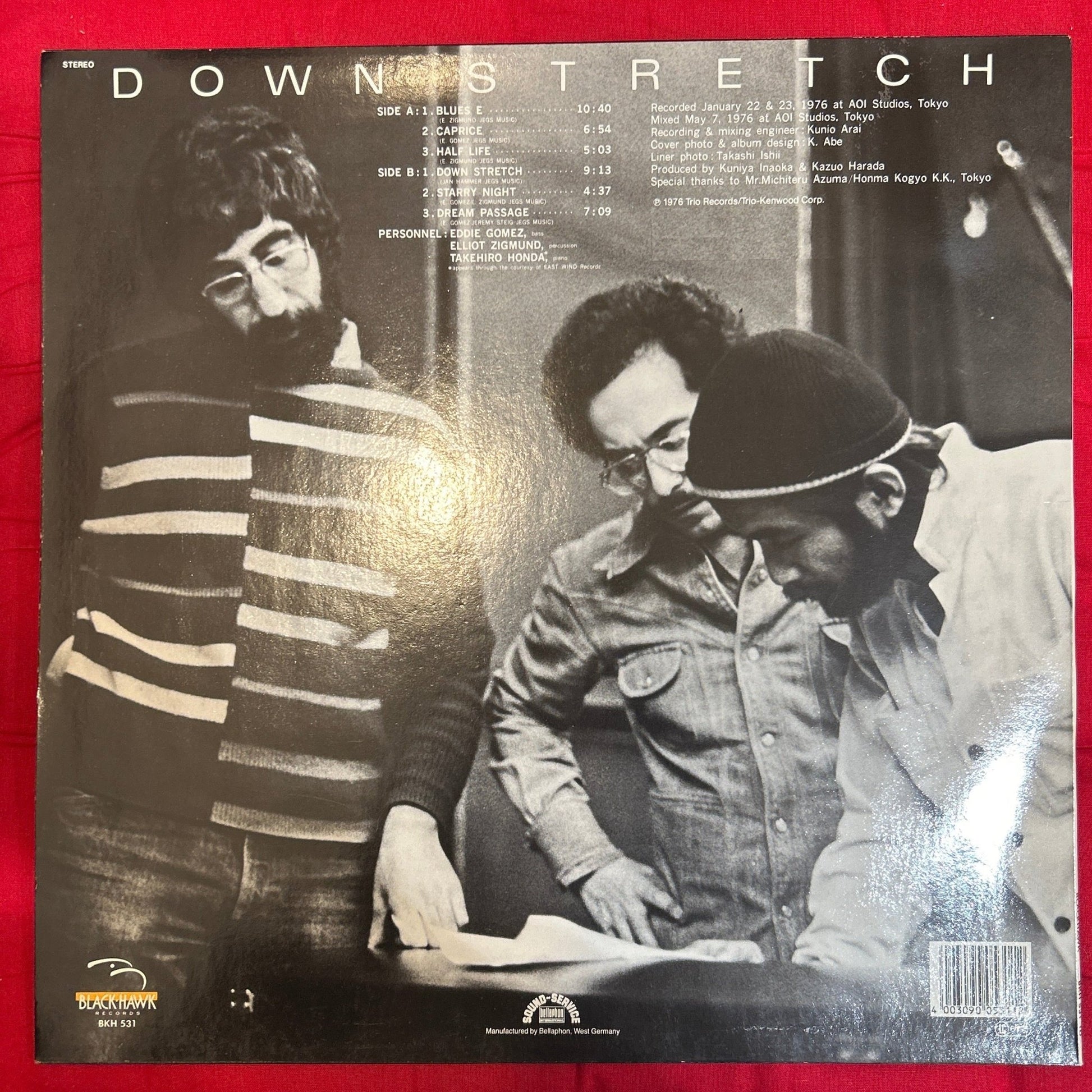 LP Eddie Gomez ‎– Down Stretch 2ª Mano - DISCOS NAKASHA