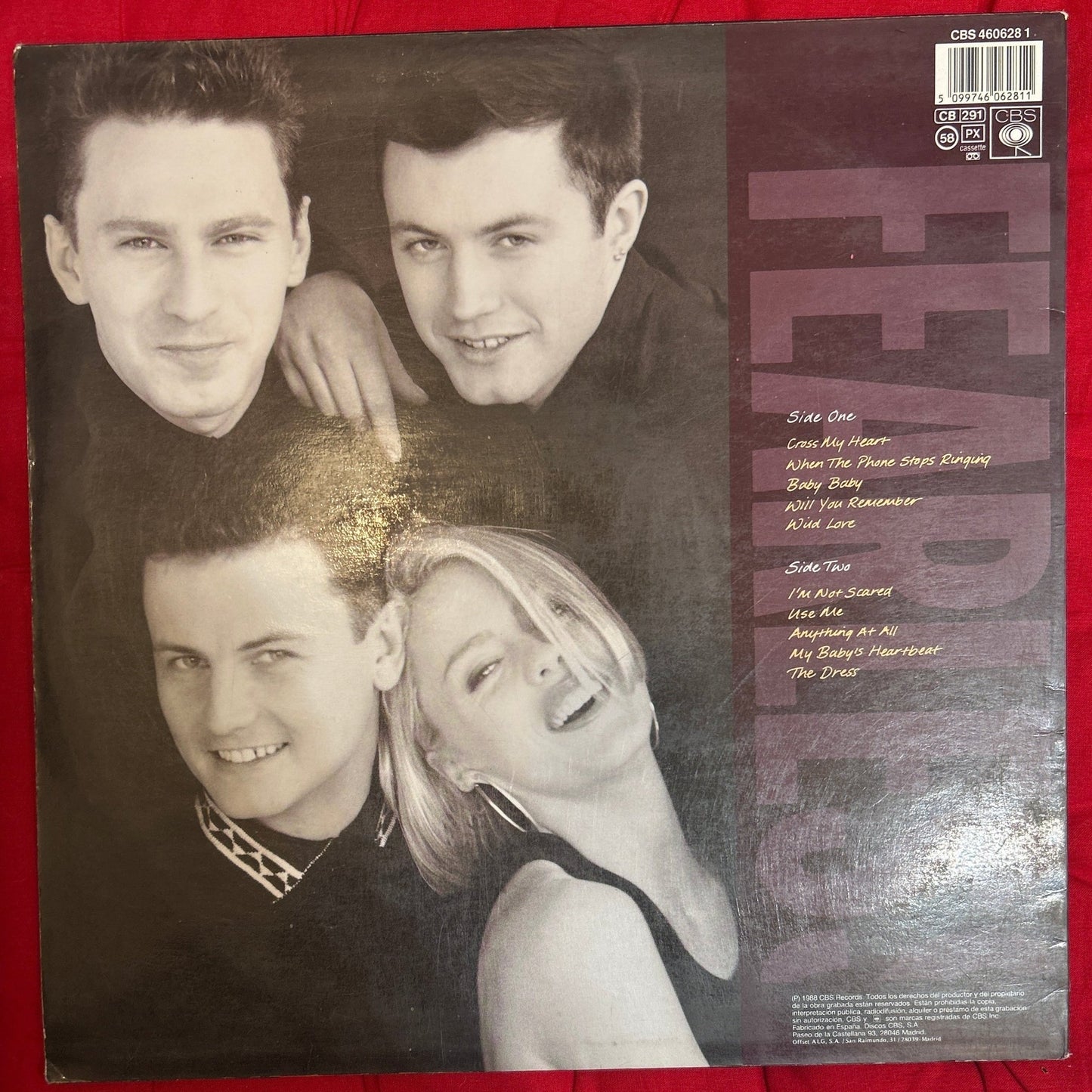 LP Eighth Wonder ‎– Fearless 2ª Mano (Producto exclusivo recogida en tienda) - DISCOS NAKASHA