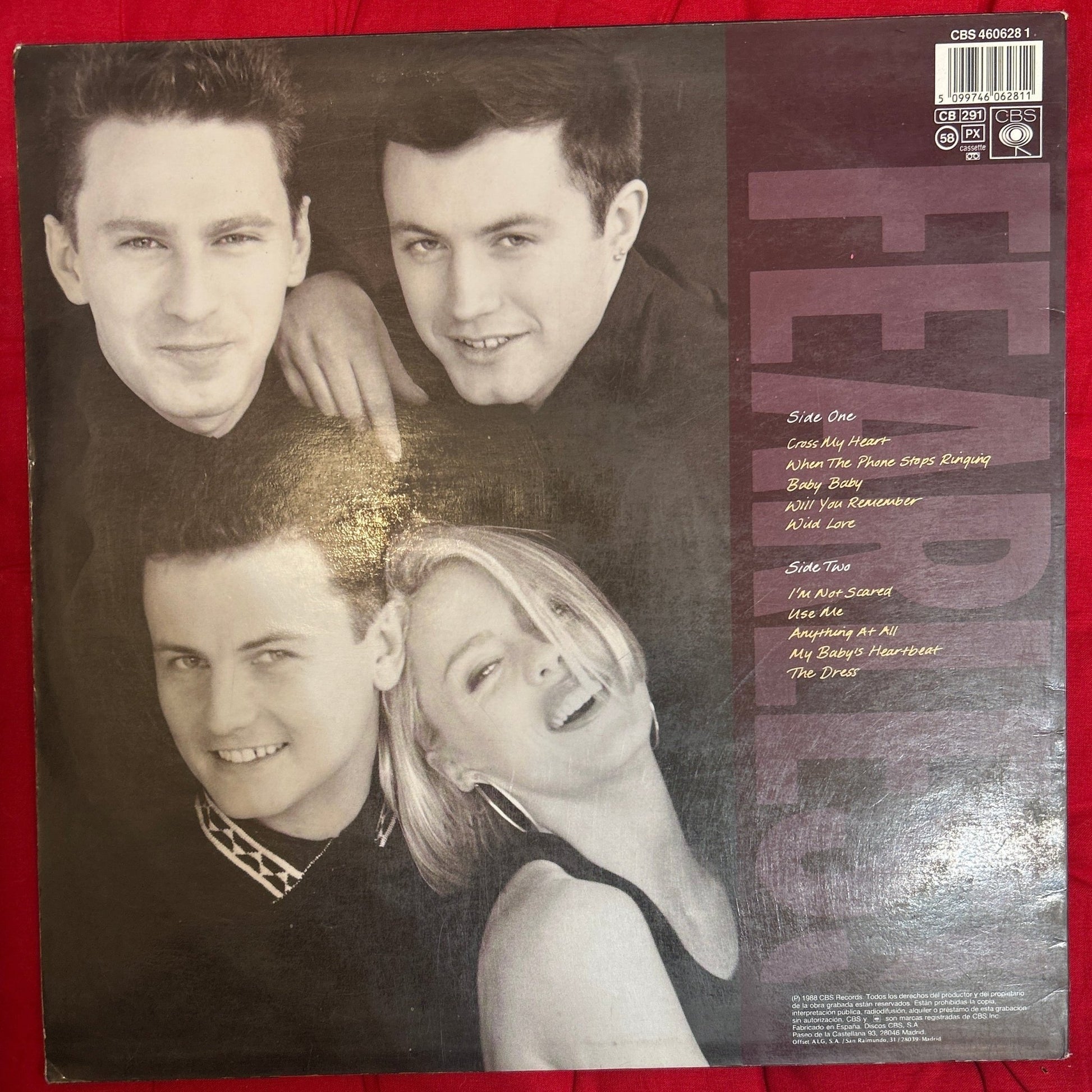 LP Eighth Wonder ‎– Fearless 2ª Mano (Producto exclusivo recogida en tienda) - DISCOS NAKASHA