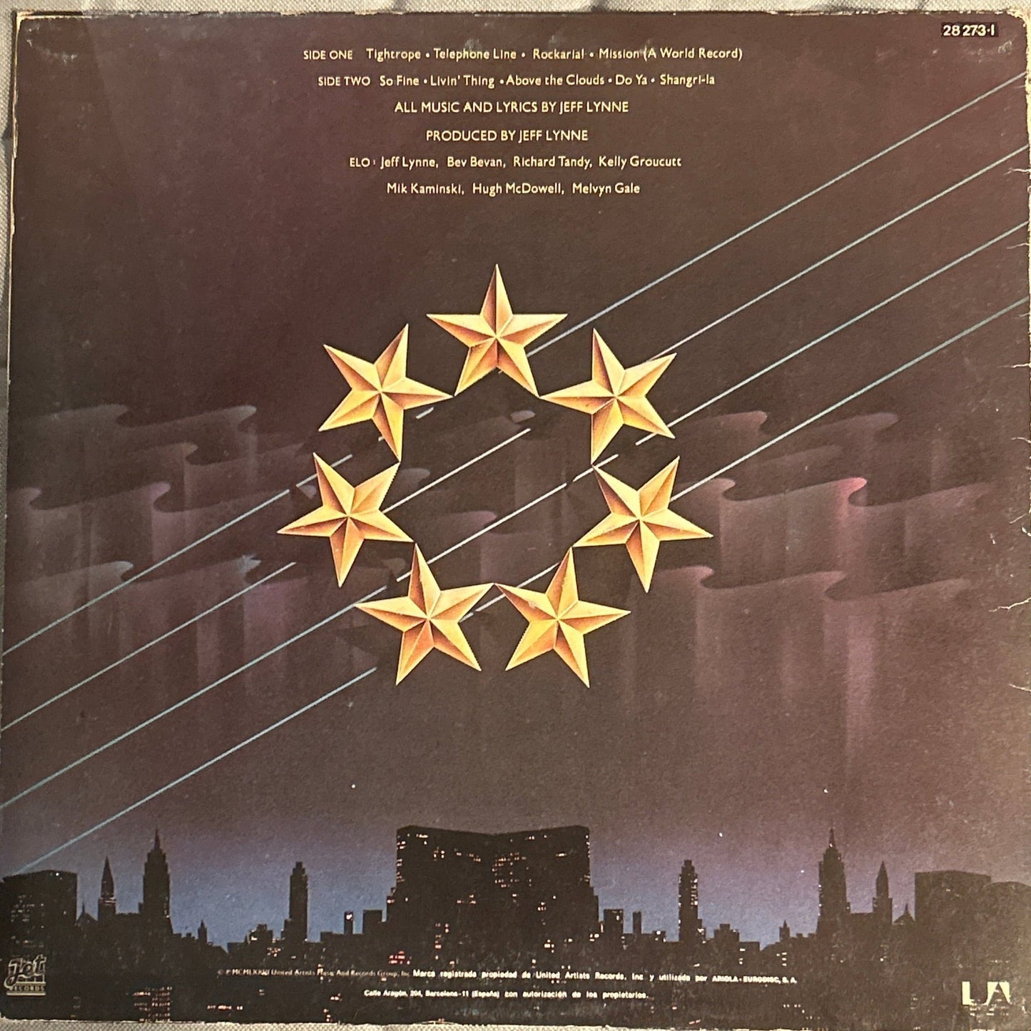 LP Electric Light Orchestra – A New World Record 2ª Mano - DISCOS NAKASHA