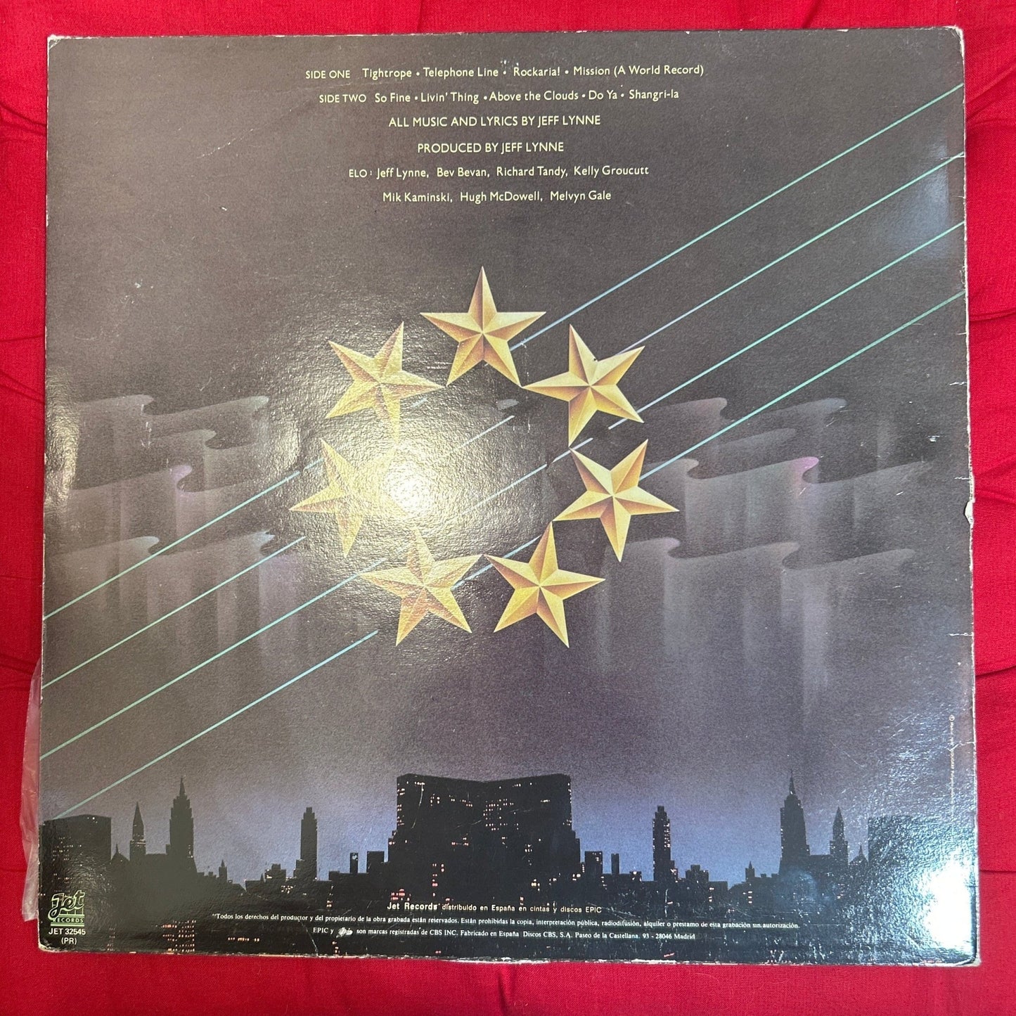 LP Electric Light Orchestra – A New World Record 2ª Mano - DISCOS NAKASHA