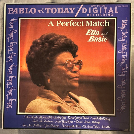 LP Ella And Basie ‎– A Perfect Match 2ª Mano - DISCOS NAKASHA