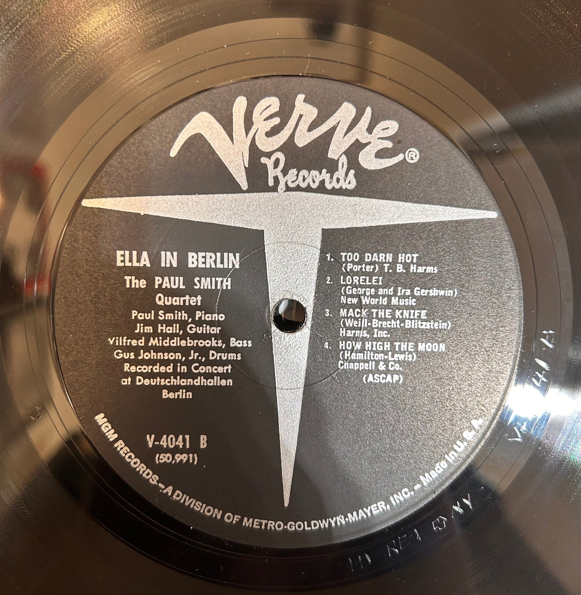 LP Ella Fitzgerald ‎– Mack The Knife - Ella In Berlin 2ª Mano - DISCOS NAKASHA