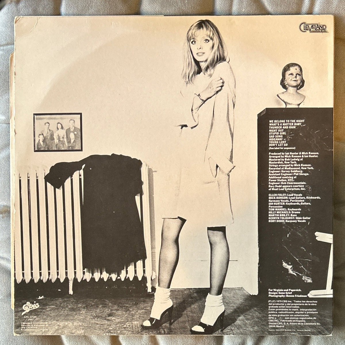 LP Ellen Foley ‎– Nightout 2ª Mano - DISCOS NAKASHA
