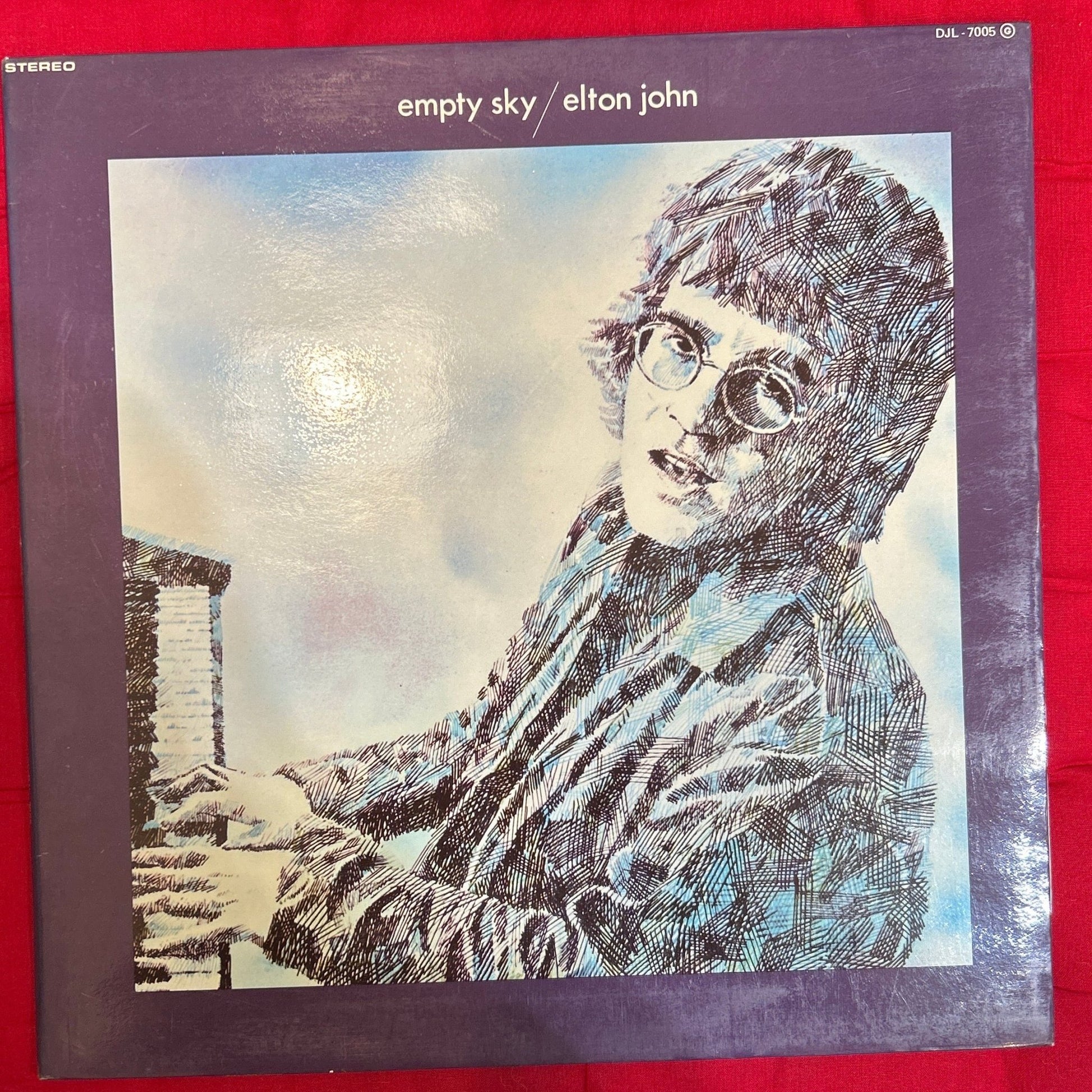 LP Elton John ‎– Empty Sky 2ª mano - DISCOS NAKASHA