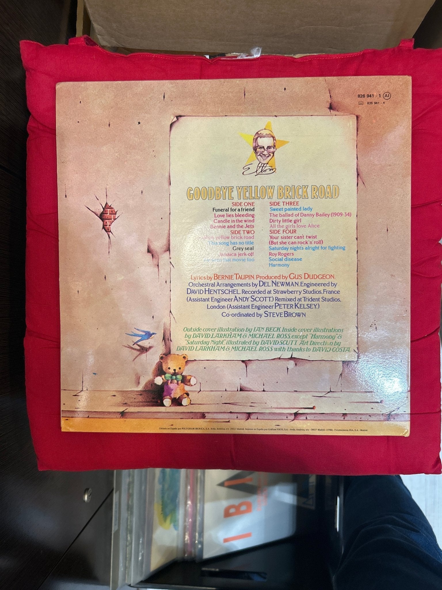 LP Elton John ‎– Goodbye Yellow Brick Road 2ª mano - DISCOS NAKASHA