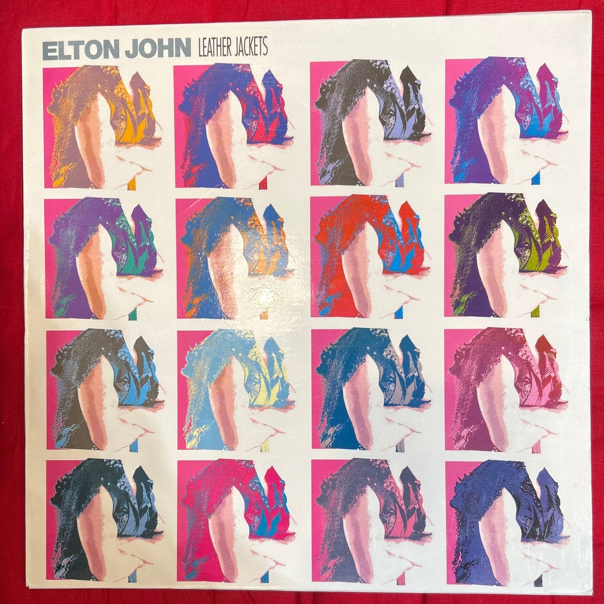 LP Elton John ‎– Leather Jackets 2ª mano - DISCOS NAKASHA