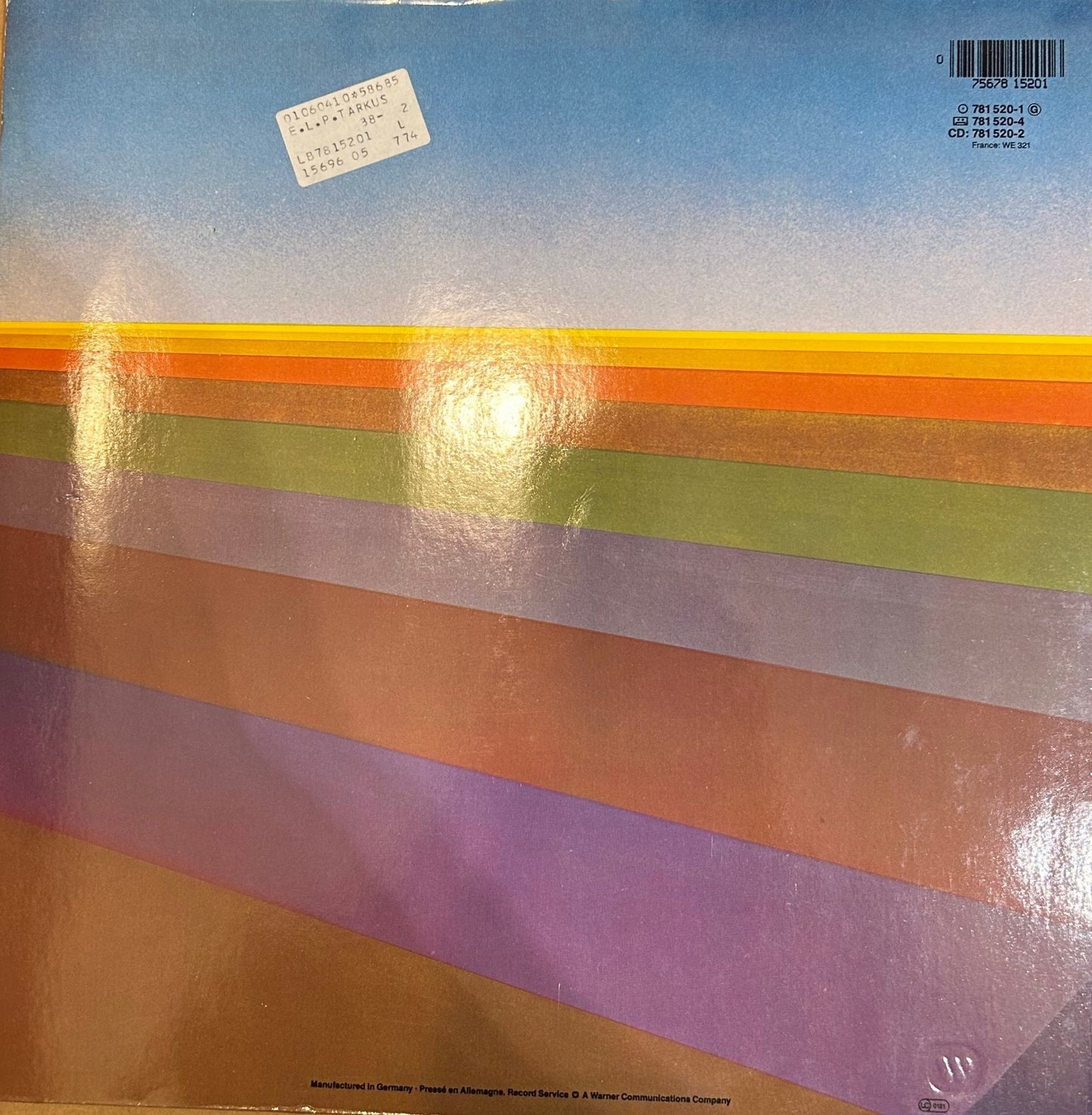 LP Emerson, Lake & Palmer ‎– Tarkus 2ª Mano - DISCOS NAKASHA