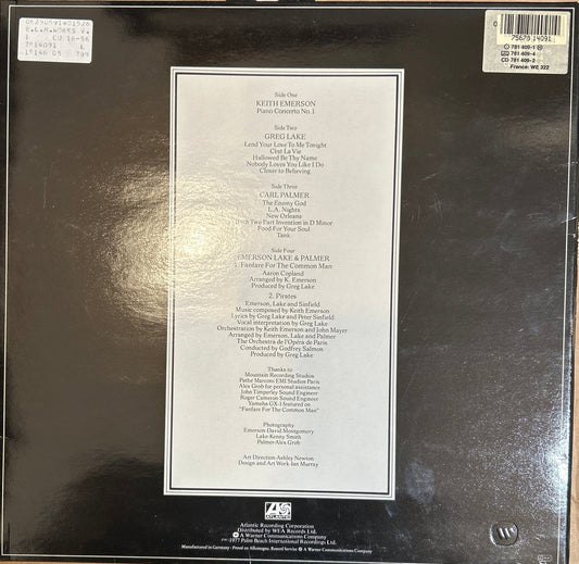 LP Emerson Lake & Palmer* ‎– Works Volume 1 2ª Mano - DISCOS NAKASHA