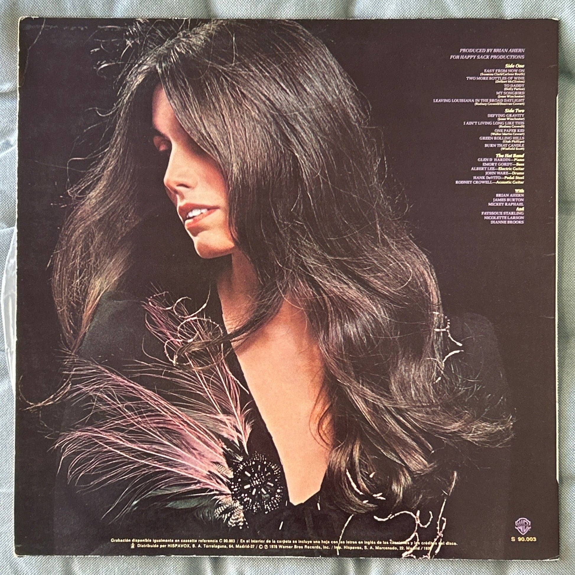 LP Emmylou Harris ‎– Quarter Moon In A Ten Cent Town 2ª Mano (Producto exclusivo recogida en tienda) - DISCOS NAKASHA