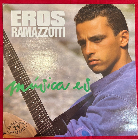 LP Eros Ramazzotti ‎– Música Es 2ª Mano - DISCOS NAKASHA