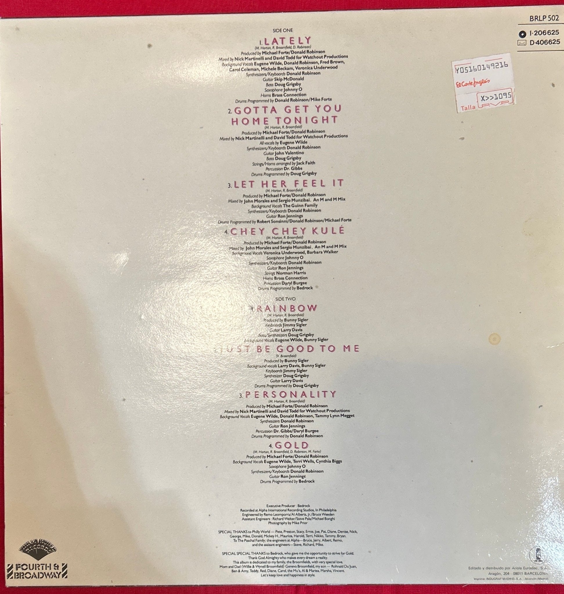 LP Eugene Wilde – Eugene Wilde 2ª Mano (Producto exclusivo recogida en tienda) - DISCOS NAKASHA