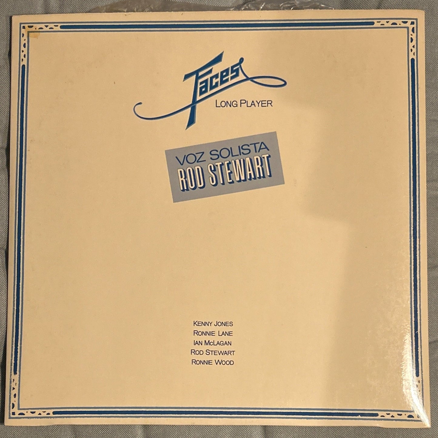 LP Faces Voz Solista Rod Stewart ‎– Long Player 2ª Mano - DISCOS NAKASHA