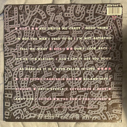 LP Fine Young Cannibals – The Raw & The Cooked 2ª Mano - DISCOS NAKASHA